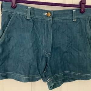 Amour Vert Blue Organic Jean Shorts Size M (fits like a S) NEW WITHOUT TAGS